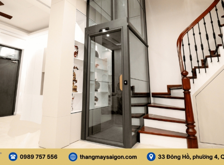 Thang máy gia đình không cần hố pit - Thang máy Ngân Việt